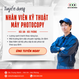 Nhân Viên Kỹ Thuật Máy Tính, Máy In, Photo